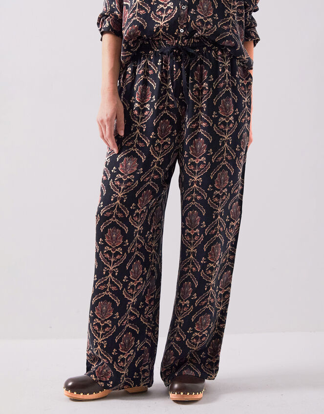 East Jesi Print Satin Trousers, Multi (MULTI), large