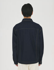 Antik Batik Ran Hand Embroidered Denim Jacket, Blue (BLUE), large