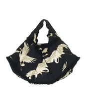 One Hundred Stars Stork Print Hobo Bag, , large