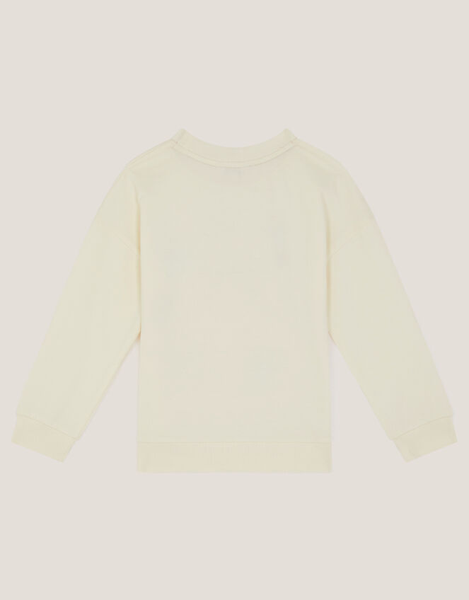 Magical Unicorn Print Sweatshirt, Ivory (IVORY), large