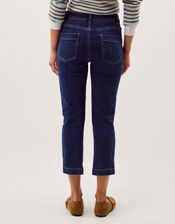 Idabella Slim Cropped Jeans, Blue (INDIGO), large