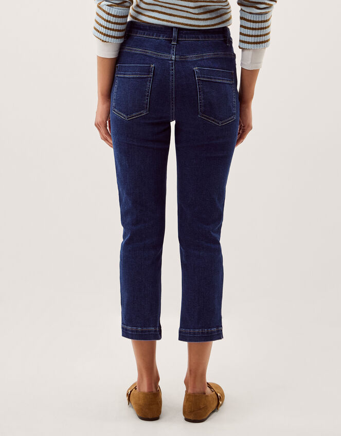 Idabella Slim Cropped Jeans, Blue (INDIGO), large