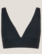 Kina Triangle Bikini Top, Black (BLACK), large