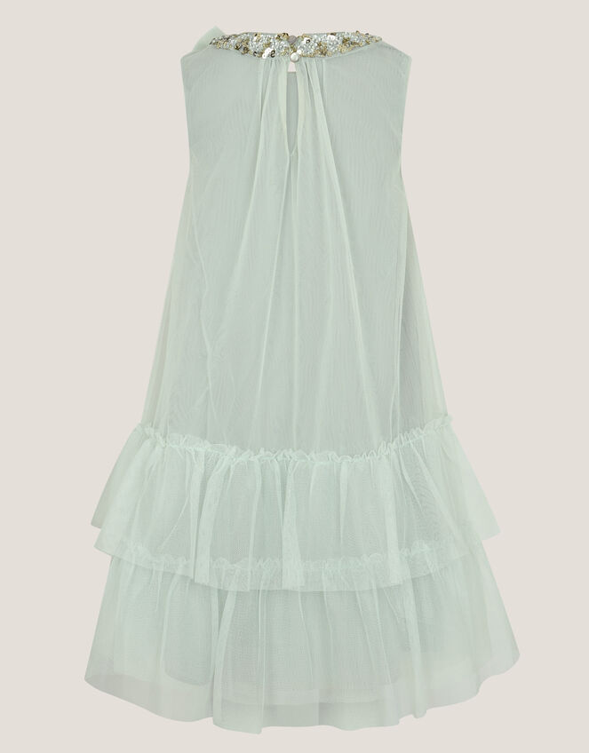 Alex Sequin Swing Party Dress, Green (SAGE), large