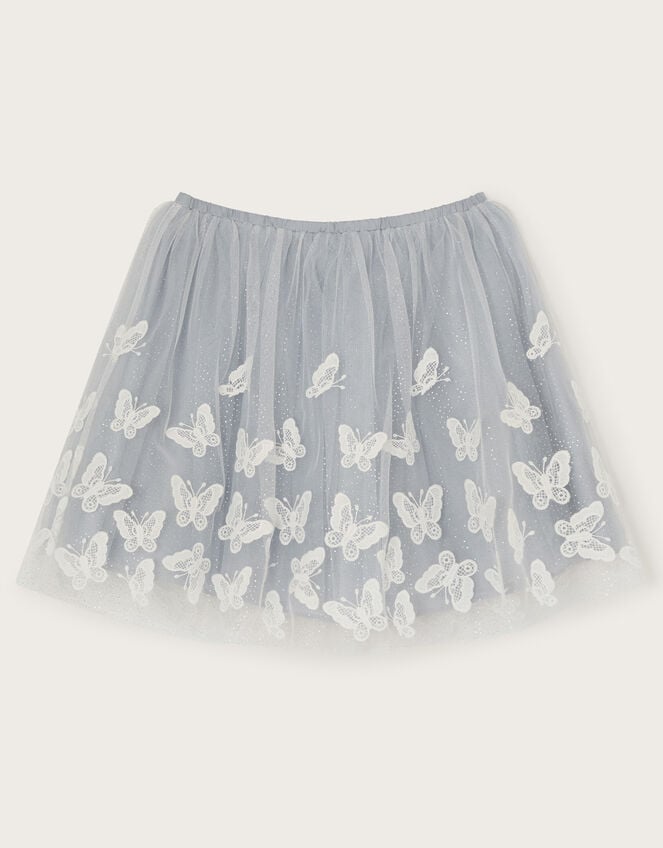 Kiara Tulle Lace Butterfly Skirt, Blue (BLUE), large