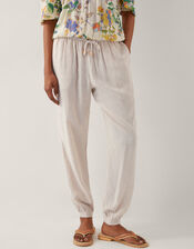 Judy Tapered Trousers, Natural (NATURAL), large