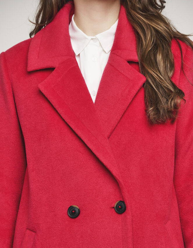 Rino and Pelle Double-Breasted Coat, Red (RED), large