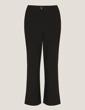 Blake Crop Flare Trousers, Black (BLACK), large