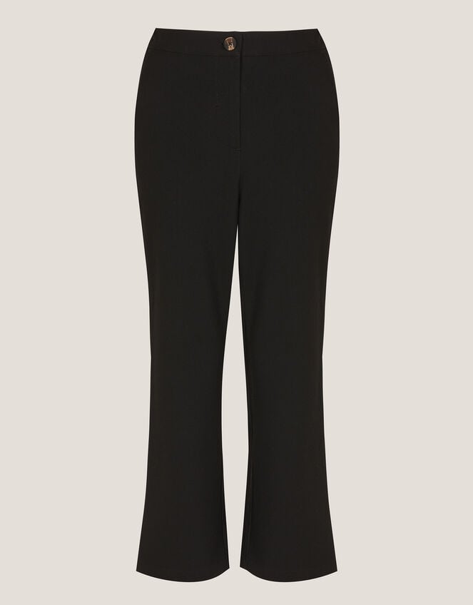 Blake Crop Flare Trousers, Black (BLACK), large