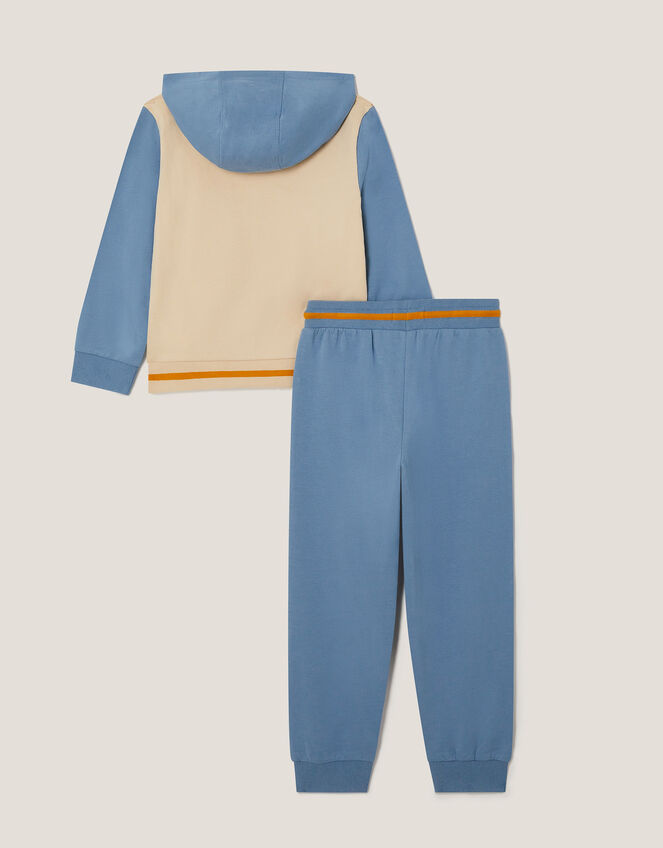 Winter Sports Graphic Hoodie & Joggers Set, Blue (BLUE), large