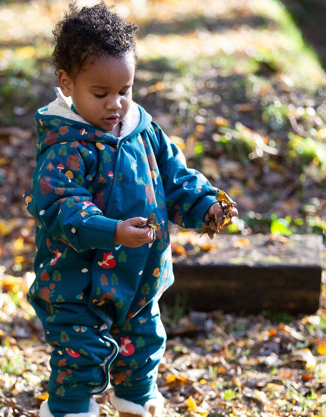 Little Green Radicals Reversible Cosy Suit, Green (GREEN), large