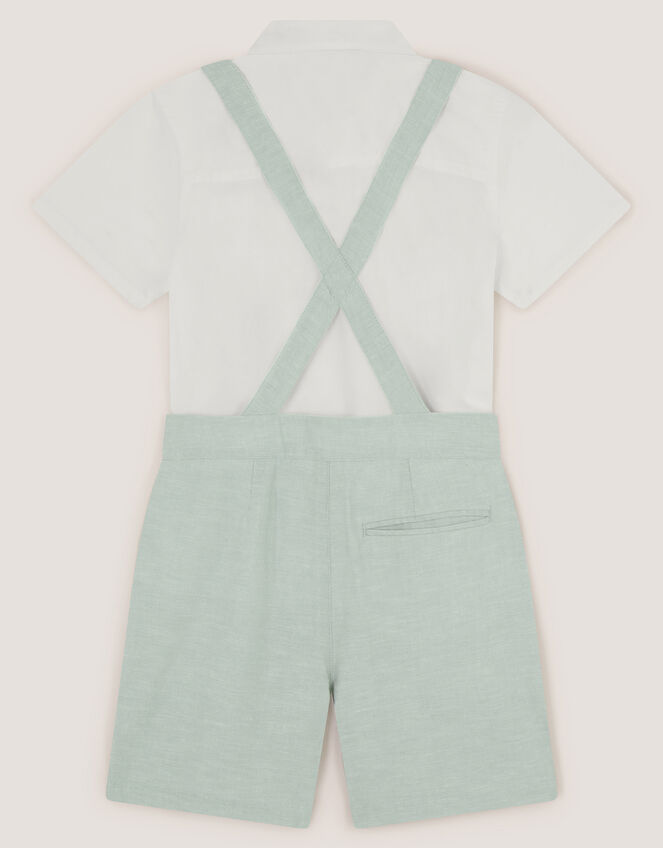 Rowan 3-Piece Short Suit with Braces, Green (SAGE), large