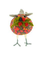 Fiona Walker Liberty Holly Felt Christmas Robin, , large