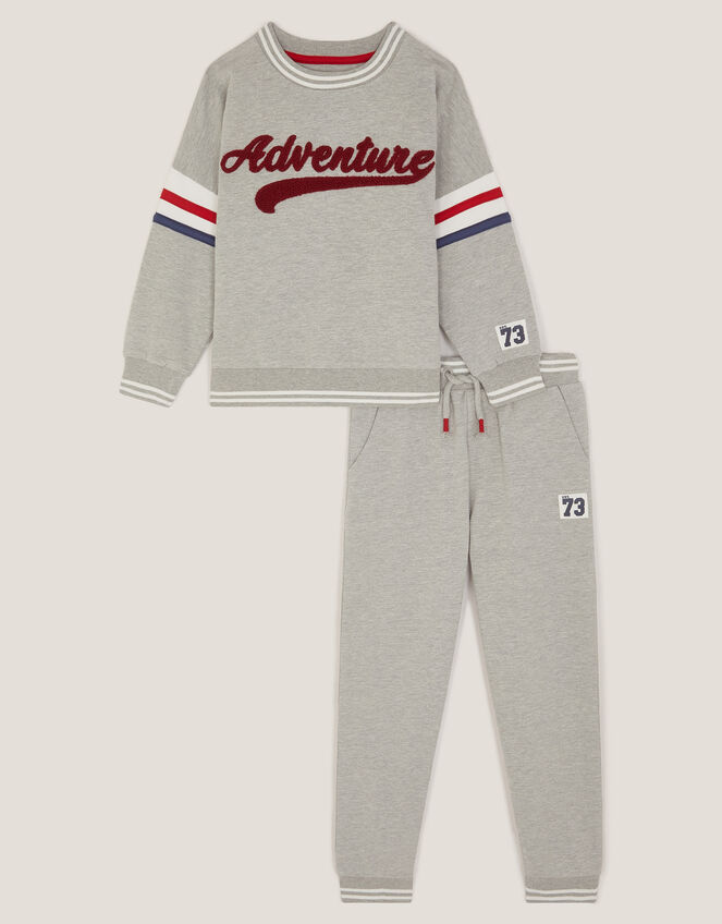 Adventure Sweatshirt & Joggers Set, Grey (GREY), large
