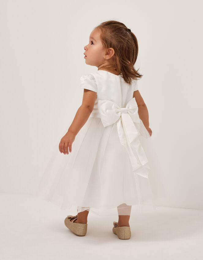 Baby Tulle Bridesmaid Dress, Ivory (IVORY), large