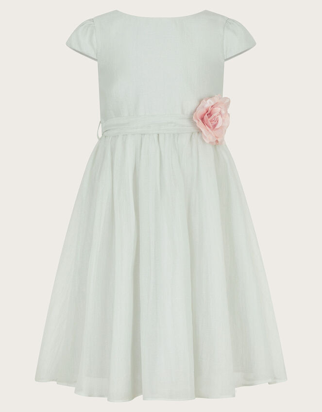 Rossy Shimmer Bridesmaid Dress, Green (GREEN), large