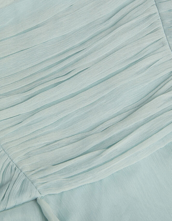 Joy Ruffle Chiffon Party Dress, Green (SAGE), large