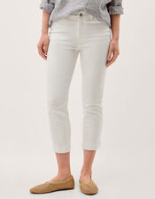 Idabella Crop Skinny Jeans, Natural (ECRU), large