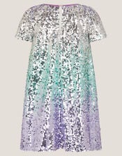 Mermaid Sequin Ombre Dress, Multi (MULTI), large