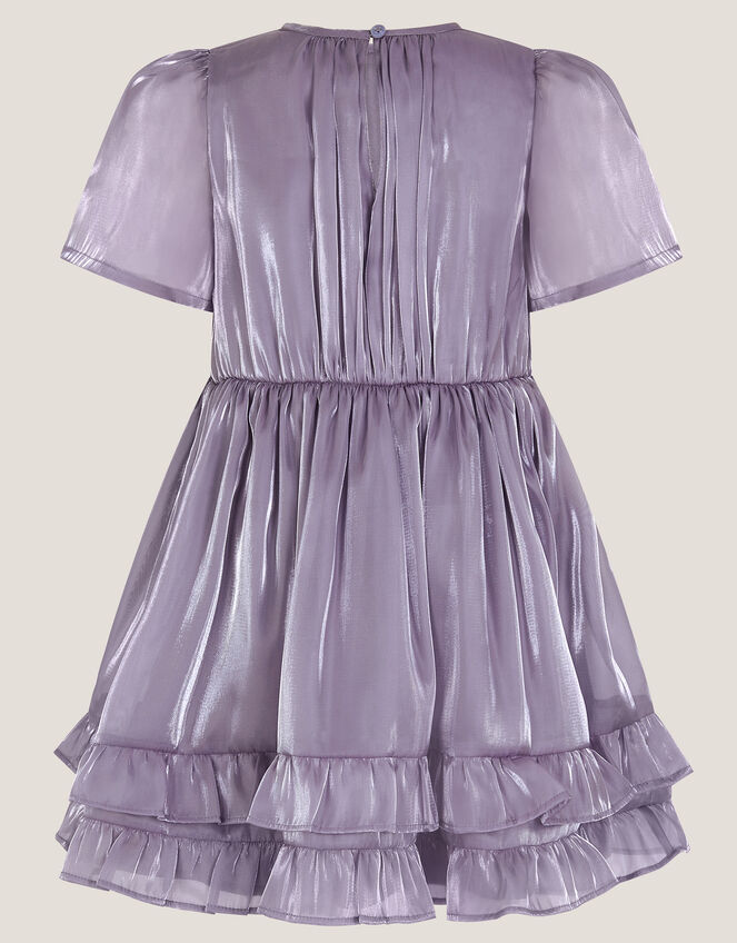 Sequin Organza Party Dress, Purple (PURPLE), large