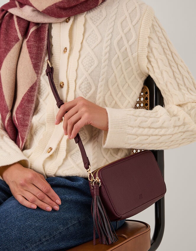 Meg Tassel Crossbody Bag, , large