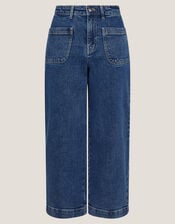 Arlo Regular Crop Jeans, Blue (MID AUTHENTIC BLUE), large
