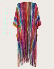 Crochet Stripe Kaftan, Multi (MULTI), large