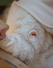 Little Green Radicals Sherpa Snug As A Bug Suit, Cream (CREAM), large