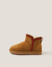 Esta Suedette Ankle Boots, Tan (TAN), large