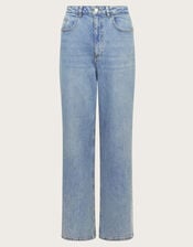 Ruby Wide Leg Jeans, Blue (PALE BLUE), large