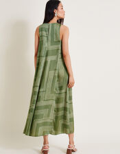 Anica Maxi Dress, Green (KHAKI), large