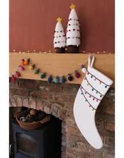 Fiona Walker Fairy Light Felt Stocking, , large