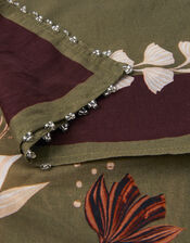 Ester Square Floral Print Scarf, , large