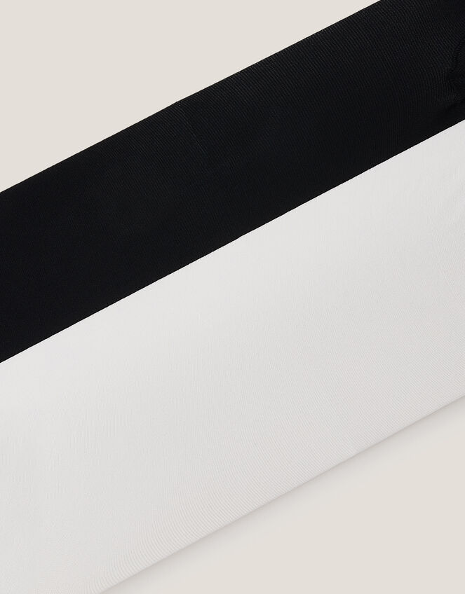 2-Pack Plain Tights, Black (BLACK), large