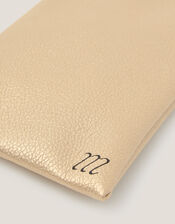 Soft Sunglasses Pouch, Gold (GOLD), large