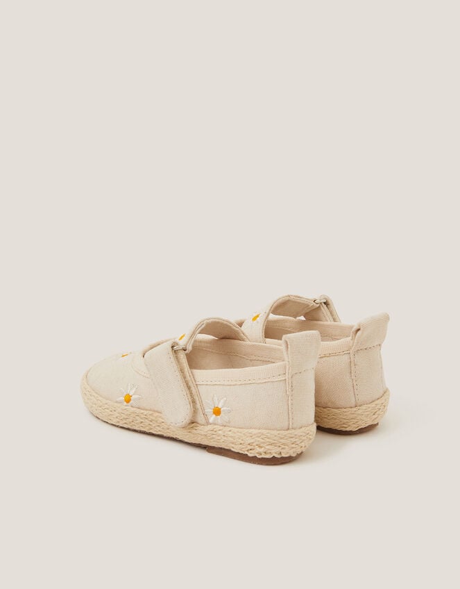 Baby Daisy Espadrille Shoes, Ivory (IVORY), large