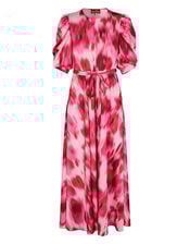 Crās Abstract Floral Maxi Dress, Pink (PINK), large